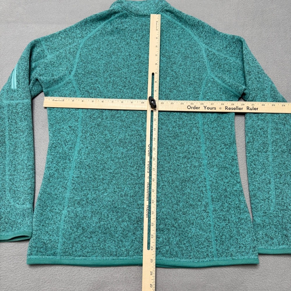 Patagonia Better Sweater Jacket Women M Teal Full Zip Fleece Knit Gorp - Picture 6 of 9